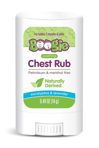 [BRSW2BDQB56GG2Y4] Boogie Soothing Chest Rub Stick for Babies and Kids - 0.49 oz - Soothing Relief for 3+ Months - Made with 100% Naturally Derived Ingredients - Baby Essentials
