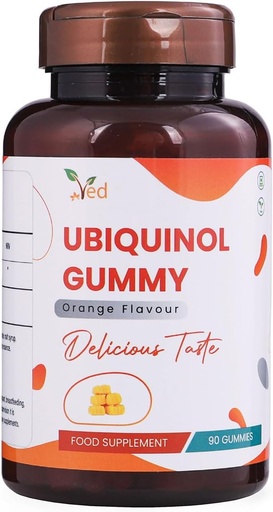 [BRSWGHQBBACRGA3H] Ubiquinol Gummy 150 mg, 90 Counts, High Absorption/Enhanced boiactivity CoQ10.