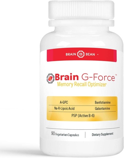 [BRSWGAQ6BN4GA3DX] Brain G-Force - Optimal Brain funksiyası üçün - Galantamin, R-Lipoic Acid, A-GPC və Benfotiamin ilə - 45