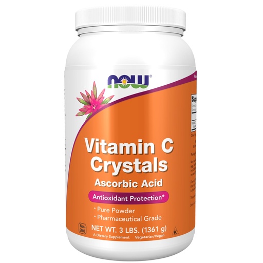 [BRSWIY32BQMB2EDG] NOW Foods Supplements, Vitamin C Crystals (Ascorbic Acid), Antioxidant Protection*, 3-Pound