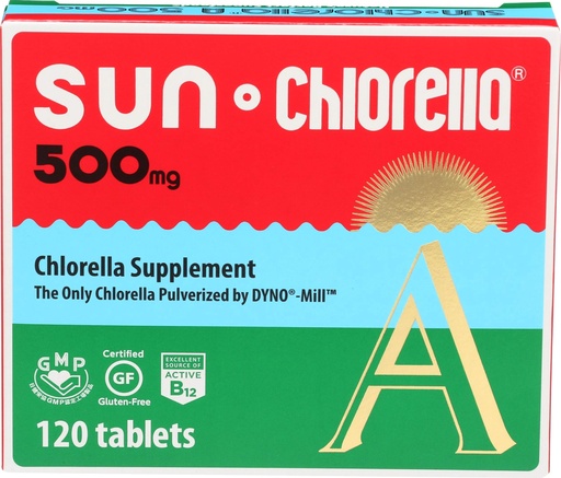 [BRSWIY36CICAGYDE] Sun Chlorella, Sun Chlorella 500Mg, 120 Count