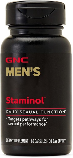[BRSW2CY5OEIAI337] GNC Men's Staminol Daily Man Performance Formula, Key Nutrients, 60 Capsule