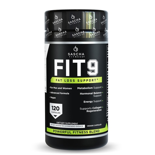 [BRSWGHT4O4BWKDL2] Sascha Fitness Fat Loss pills | Collagen support | Fluid Balance | FIT9 Ingredients: 7Keto + Uva Ursi, Gotu Kola, L-Theanine,Gingko Biloba,DIM,Green Tea | Weight Loss Supplements-Vegan-120 Natural Cap