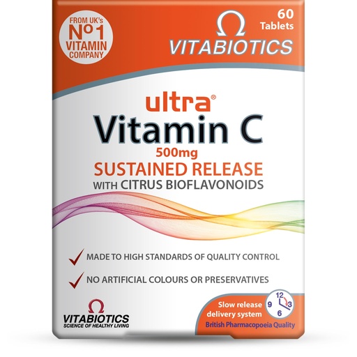 [BRSWIZIAOMGGYF3G] Vitabiotics - Ultra Vitamin C - 60 Tablets