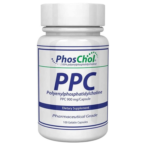 [BRSWI2QDOUDAAETI] Nutrasal PhosChol PPC Polyenyl PhosphatidylCholine Choline Supplement 900mg 100 Gelatin Capsules