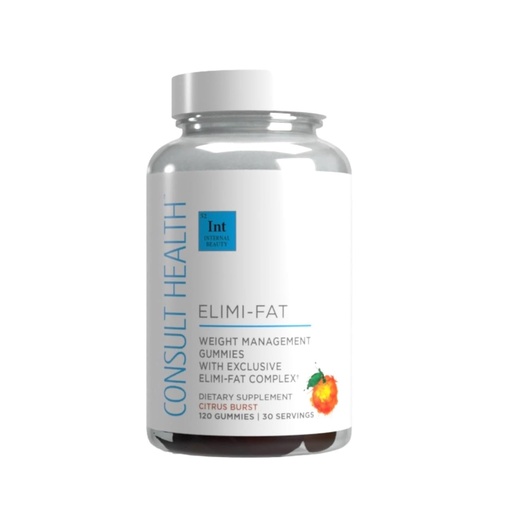 [BRSW2H33DIIWAHL6] Consult Health ELIMI-Fat Apple Cider Vinegar Morosil Weight Management Gummies - Supports Weight Loss- Gluten Free, Keto, Vegan - Citrus Flavor 120 Count