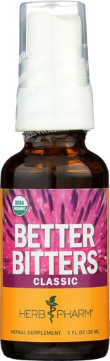 [BRSWKGAGO4BAYDDC] Herb Pharm Better Bitters Certified Organic Digestive Bitters, Classic, 1 Oz