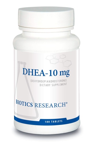[BRSWGGQLBUFBSCQ2] Biotics Research DHEA 10 Milligram Hormonal Balance, Metabolism, Improved Mood and Outlook, Age Gracefully, Healthy Stress Response, 180 Tablets
