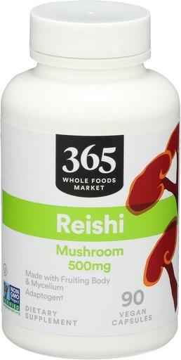 [BRSWYHQDO56WOAL3] 365 by Whole Foods Market, Reishi, 90 Count