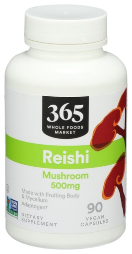 [BRSWYHQDO56WOAL3] 365 by Whole Foods Market, Reishi, 90 Count