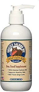 [BRSWGHT4OB6BE3DV] Grizzly Pet Products GRIZZLY PET-Salmon Oil For Dogs 8 oz.Pump SINGLE