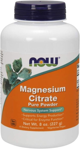 [BRSWIYYPOMNWGH3Y] עכשיו Magnesium Citrate אבקת, 8 אוונים (Pack of 2)