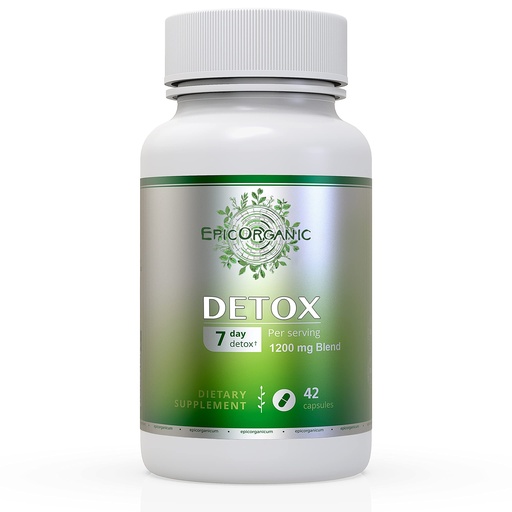 [BRSROYL5AQNAODLG] 7 Day Detox Cleanse | Ultimate Strenght Colon Cleanse & Liver Detox | Promotes Healthy Gut Support | Detox Cleanse for Men & Women | Made in The USA | 42 Capsules