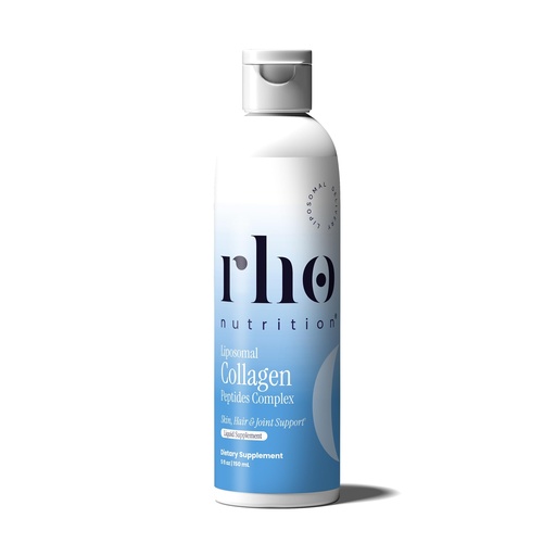 [BRSRAGAKBEGRM3Q2] Rho Nutrition Liposomal Collagen Peptides - High-Absorption Liquid Collagen Supplement - Supports Skin Elasticity, Joint Health, and Overall Vitality for Healthy Aging, 5 fl oz