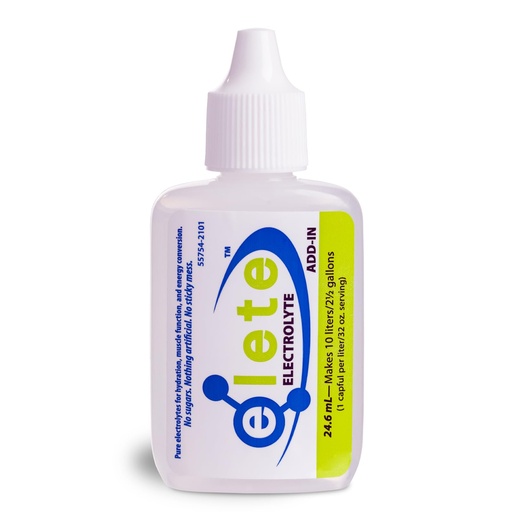 [BRSWIY3RBV5WGDDU] elete – Electrolyte Add-In – 1 Pocket Bottle – 4 Essential Electrolytes Concentrate – All Natural – Transforms Any Drink into a Sports Drink – 24.6mL