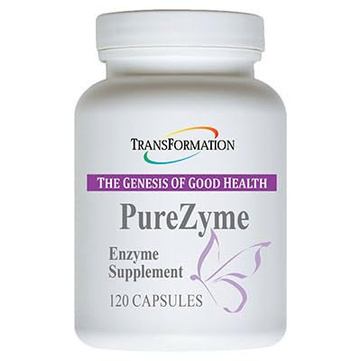 [BRSWI2QDBMPQICYV] TRANSFORMATION THE GENESIS OF GOOD HEALTH - Purezyme High-Potency Protease Blend Enzyme Supplement, Physician Recommended - Advanced Formula for Maximum Nutrients Digestion & Gut Health, 120 Capsules