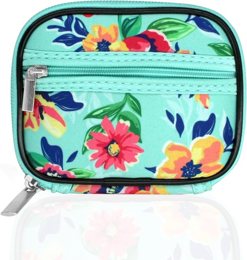 [BRSW2AYQBMPWAE32] Serfeymi Weekly viaggio Pill Organizer caso per la borsa con rimovibile 7 giorno Pill Box, Fashionable Travel Medicine Organizer Pill Container per Medicina, Vitamina, Supplemento - Verde 01