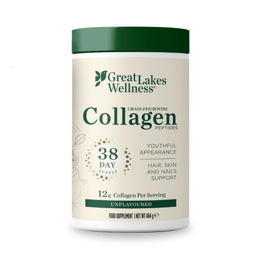 [BRSWIFY2OAPWYFTO] Great Lakes Gelatin, Collagen Hydrolysate, Pasture-Raised Grass-Fed, Non GMO (4 Cans of 16 Ounces)