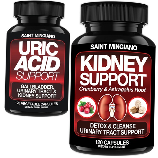 [BRSROAT7CQDWEC34] Kidney Support Cleanse Detox & Repair - Together with - Uric Acid Support – Gallbladder, Urinary Tract & Kidney Support for Men and Women
