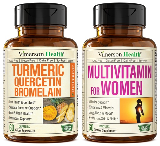 [BRSRAGI5CEBB4DTA] Quercetin with Bromelain & Turmeric Curcumin & Complete Multivitamin for Women