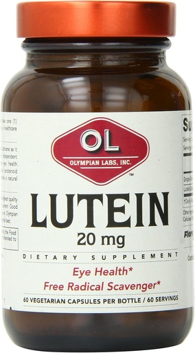[BRSWIYT3PMDWA2TY] Olympian Lab Lutein Natural Carotenoid Capsules, 60 Count