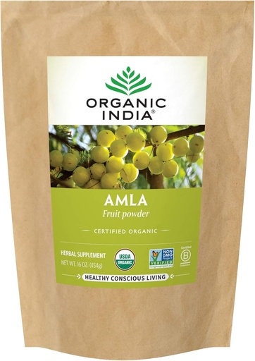 [BRSWIFINBIBREEA3] Organic India Amla Science - amalaki India India Indamukary, immun, วิตามิน C สําหรับ Immun System, เวก้า, Aurveign Foods, Antooxidents, Not-GMO, Amla produs for mead, Organic - 1 Lb