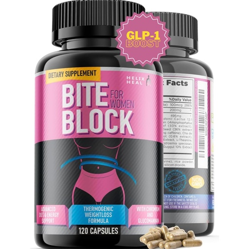 [BRSRMA35CF5A2EIU] Appetite Suppressant for Weight Loss Women - Pills for Bloating Relief & Carb Blocker, Thermogenic Belly Fat Burner w/Chromium Caffeine Glucomannan - Diet Pills Work Fast, 240 Capsules- 4-Month Supply