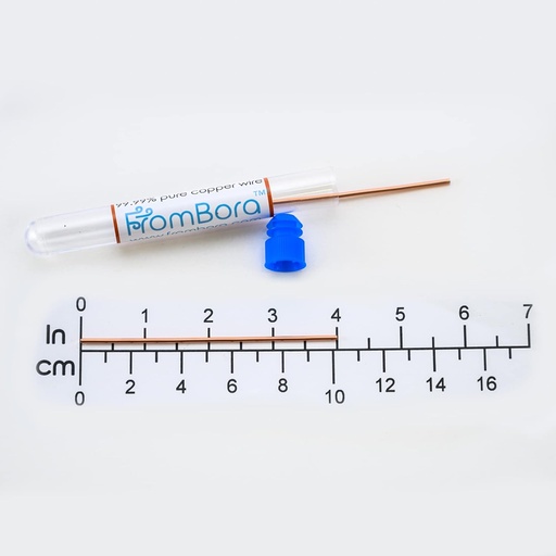 [BRSROBL3O4NAKFYY] Colloidal Copper Wire - Pair of 10-Gauge 4" Wires for Reliable Colloidal Copper Water Production