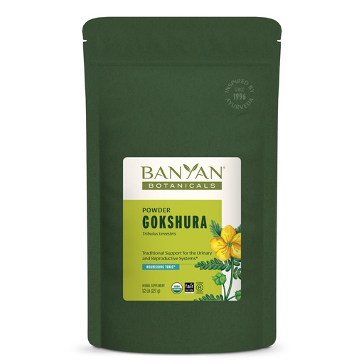 [BRSWI2Y5AZ7RGCQV] Banyan Botanicals Gokshura Powder – Organic Gokshura Fruit (Tribulus Terrestris) Powder – Men's Vitality Supplement – Supports Urinary Health* – ½ lb. – Non-GMO Sustainably Sourced Vegan