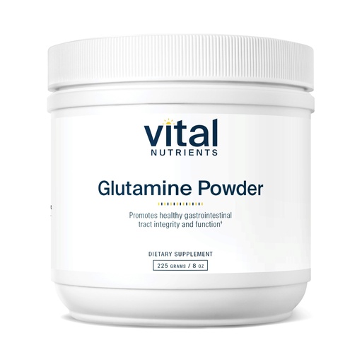 [BRSWIYQFPIGWAADI] Vital Nutrients Glutamine Powder - Healthy Gastrointestinal Tract Function - Gluten, Dairy, Soy Free - Non-GMO - 225g/8 oz L-Glutamine Powder