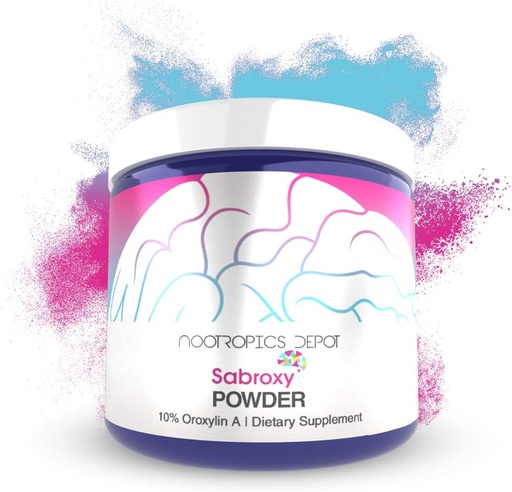 [BRSWYBA2A5YQKCLK] Nootropics Depot Sabroxy® Oroxylin-A pulver | 30 gram | Minimum 10% Oroxylin-A | Oroxylum indicum | Kan bidra til å fremme fokus og motivasjon | Kan bidra til å fremme kognitiv funksjon