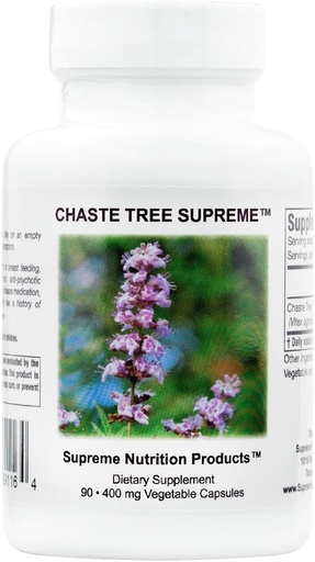 [BRSWYCT7AQGRU2T2] Supreme Nutrition Chaste Tree Supreme, 90 Pure Vitex Vegetarian Capsules
