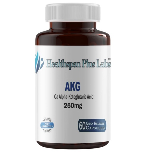 [BRSRMCD4DN7WOHY2] Ca AKG (Calcium Alpha-Ketoglutarate) Capsules 250mg 60 Count