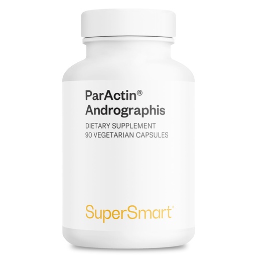 [BRSWIHIFCYNRC23O] Supersmart - ParActin Supplement 300mg per Day (High Strength) - Andrographis Paniculata | Non-GMO & Gluten Free - 90 Vegetarian Capsules