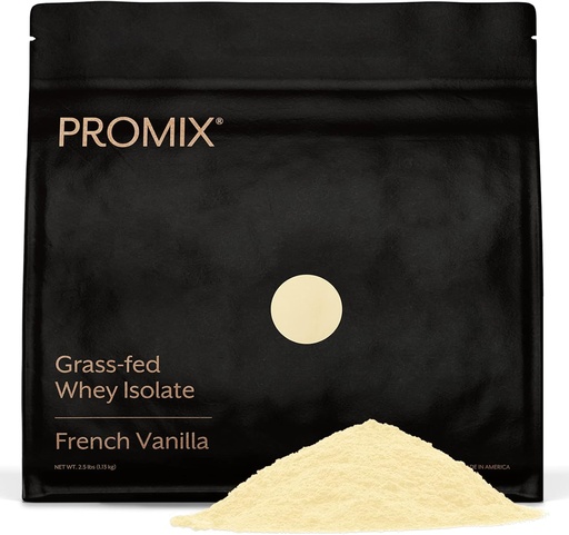 [BRSWGGD7CV5BUCA4] ProMix Nutrition Srvátkový proteín Izolačný prášok, Vanilka - Grass-Fed -  Libra (balík od 1)