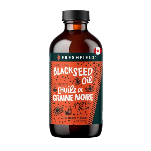 [BRSWG2YQDIIGACD5] Freshfield Black Seed Oil, Tested Cold Pressed Nigella Sativa, High Thymoquinone (min 1.6%) and p-Cymene, Ultra Strength, Vegan, 100% Pure and Natural Black Cumin Seed Oil Supplement, 8oz Liquid