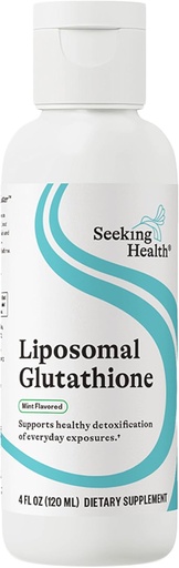 [BRSWIZI6C4PRWHY7] Seeking Health Optimal Liposomal Glutathione | Provides 500 mg of Reduced Glutathione per Serving (Mint, 4 oz)