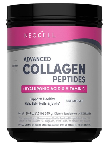 [BRSW2EIBB4IRMCTK] NeoCell Super Collagen Powder, Collagen Plus includes Vitamin C & Hyaluronic Acid, Promotes Healthy Hair, Beautiful Skin, & Nail Support, Collagen Type 1 & 3, 12g Collagen per Serving, 20.6 Oz