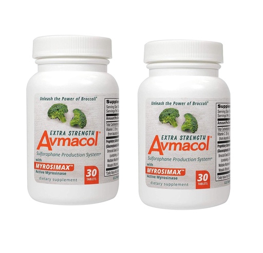 [BRSWGBL6C4AR4HT6] Avmacol Extra Strength Sulforaphane Production System for Immune Support, 60 Tablets
