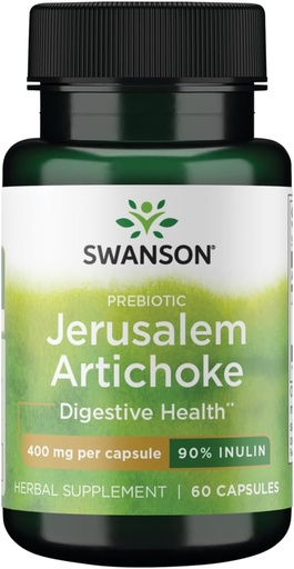 [BRSWGEL4AUFRO3TH] Swanson Full Spectrum Jerusalem Artichoke 400 Milligrams 60 Capsules
