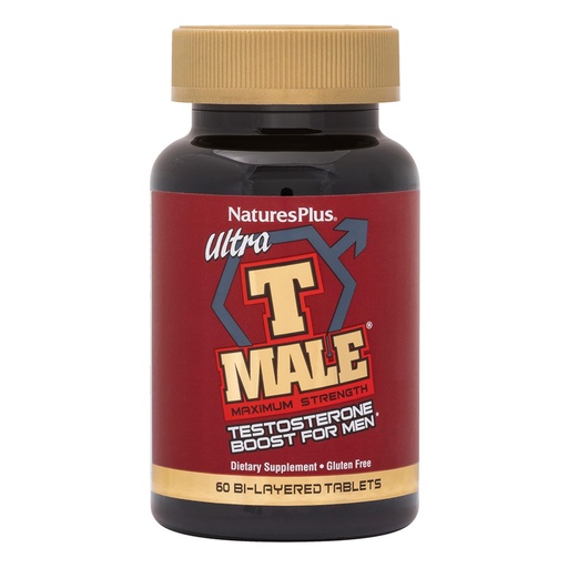 [BRSWI2T5B4IA4FLO] Nature's Plus Ultra T-Male E/R Bi-Layer Tablets, 60 Count