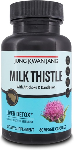 [BRSRAFACOQOQGDQ4] JUNG KWAN JANG Milk Thistle with Artichoke & Dandelion - 60 Capsule