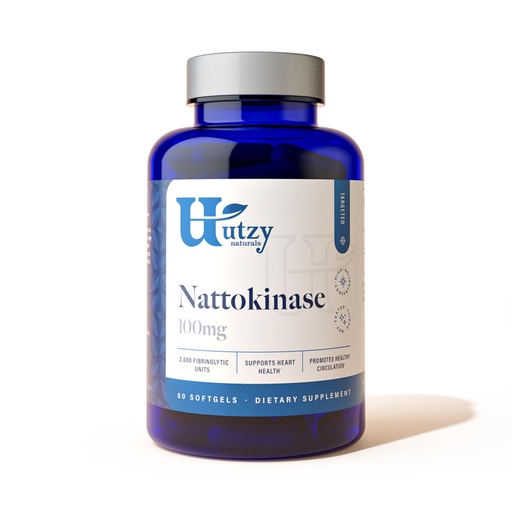 [BRSRMFADDF4G2H34] Nattokinase Supplement | 2,000 FU from Japanese Natto | Bioavailable Liquid Softgel for Max Absorption & Easy to Swallow | for Heart and Circulatory Support | 60 Non-GMO Softgels