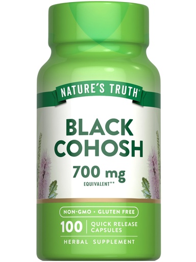 [BRSWECTQAQDR6GTF] Nature's Truth Black Cohosh | 100 Capsules | Root Extract | Non-GMO & Gluten Free Supplement