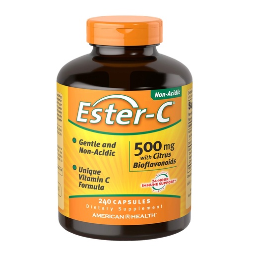 [BRSWIYQ6BANA43T6] American Health Ester-Vitamin C with Citrus Bioflavonoids 500 Milligrams 240 Capsules