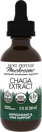 [BRSWIZD3AICRKHTG] Host Defense Chaga Ekstraktı - Immune Sistemi əlavə - Antioksid aktivləşdirilməsi üçün Chaga Mushroom - maye Dietary Mush Supplementroom - 2 fl oz (60 Xidmət)