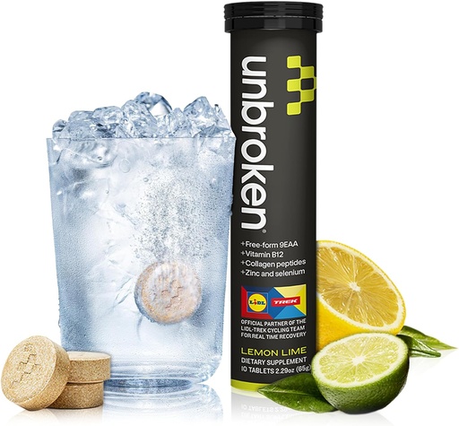 [BRSROFAQCB6BMDL2] UNBKEN 9EAA/BCAA Recovery Tabletleri (6% FREE-FORM/40% Di- & Tri-Peptides), Amino Asits Supplement for Faster Recovery & Less Muscle Soreness, Post & Pre-Workout for Men & Women, 10 Ser.