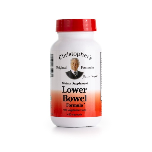 [BRSWIYTQA4IRWDLA] Christopher's Original Formulas Lower Bowel Cleanse Formula Capsules - Herbal Laxative Colon Cleanse and Gut Cleanse 100 ct.