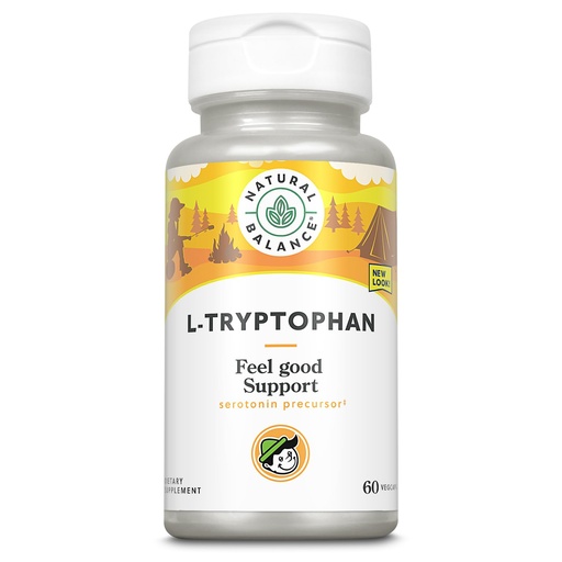 [BRSWIYQTOIFBAAYZ] Natural Balance L-Tryptophan Supplement, 60ct